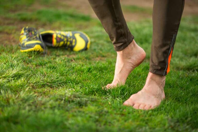 Is it good to exercise barefoot